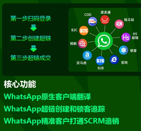 WhatsApp超链AI客服系统插图